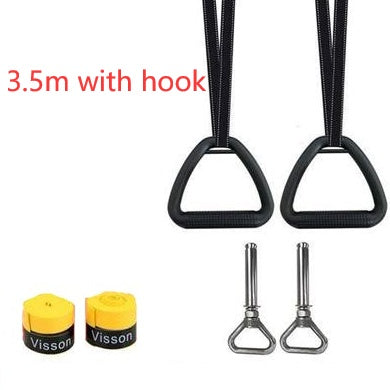 PeakRitual Gymnastic Rings — Adjustable Suspension Training for Home & Outdoor Gym