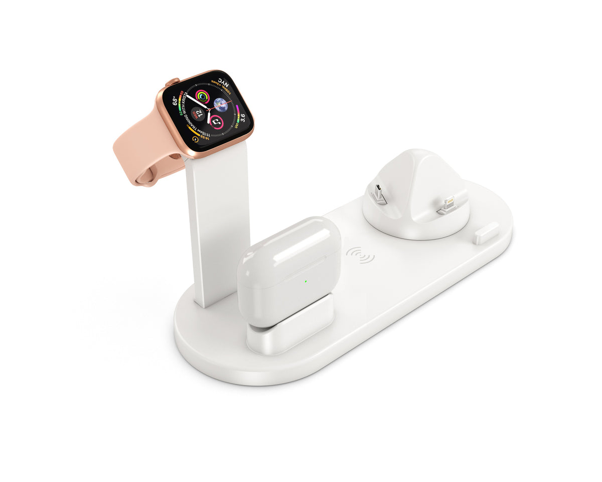 PeakRitual 3-in-1 Wireless Charging Station — Phone, Watch & Earbuds
