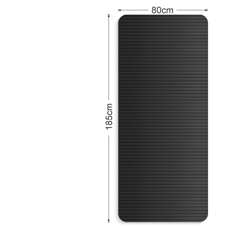 PeakRitual NBR Yoga & Fitness Mat — 10mm Thick Non-Slip Exercise Mat