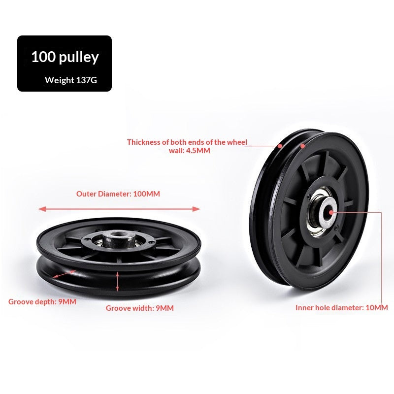 PeakRitual Nylon Silent Gym Pulleys — Cable Machine Frame Accessories