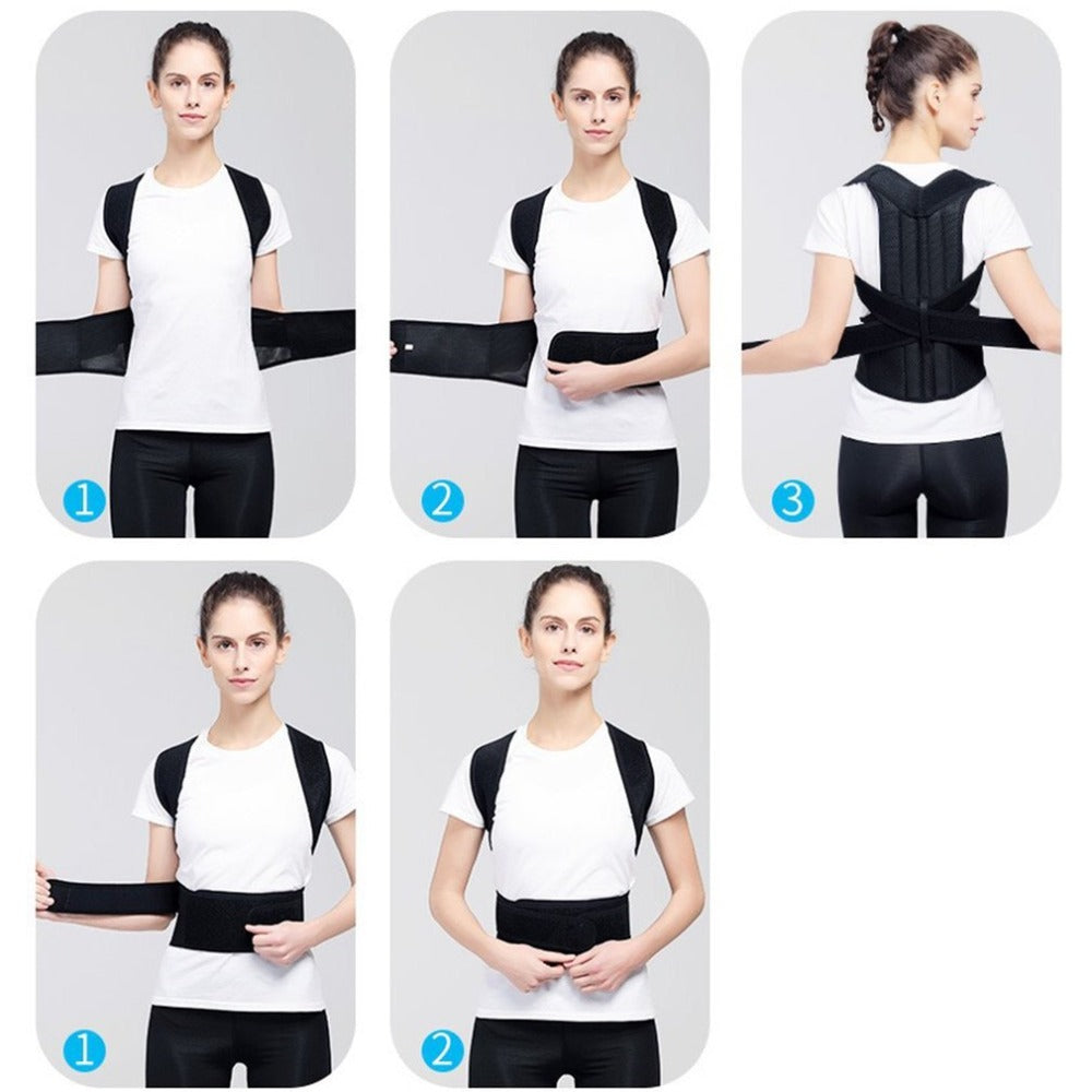 PeakRitual Spine Posture Corrector — Titanium Keel Back & Shoulder Alignment Brace