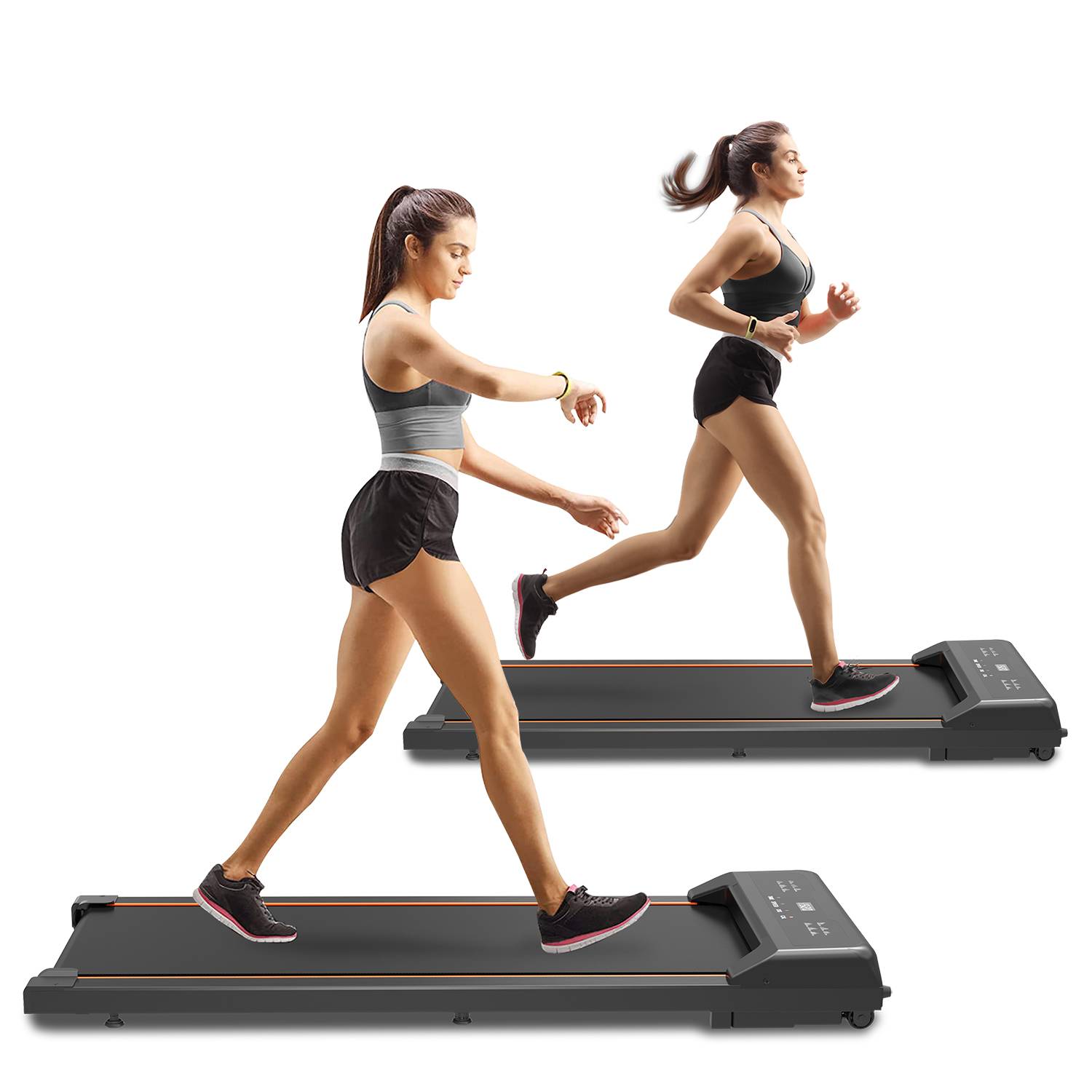 PeakRitual Walking Pad — Under Desk Treadmill with LED Display & Remote