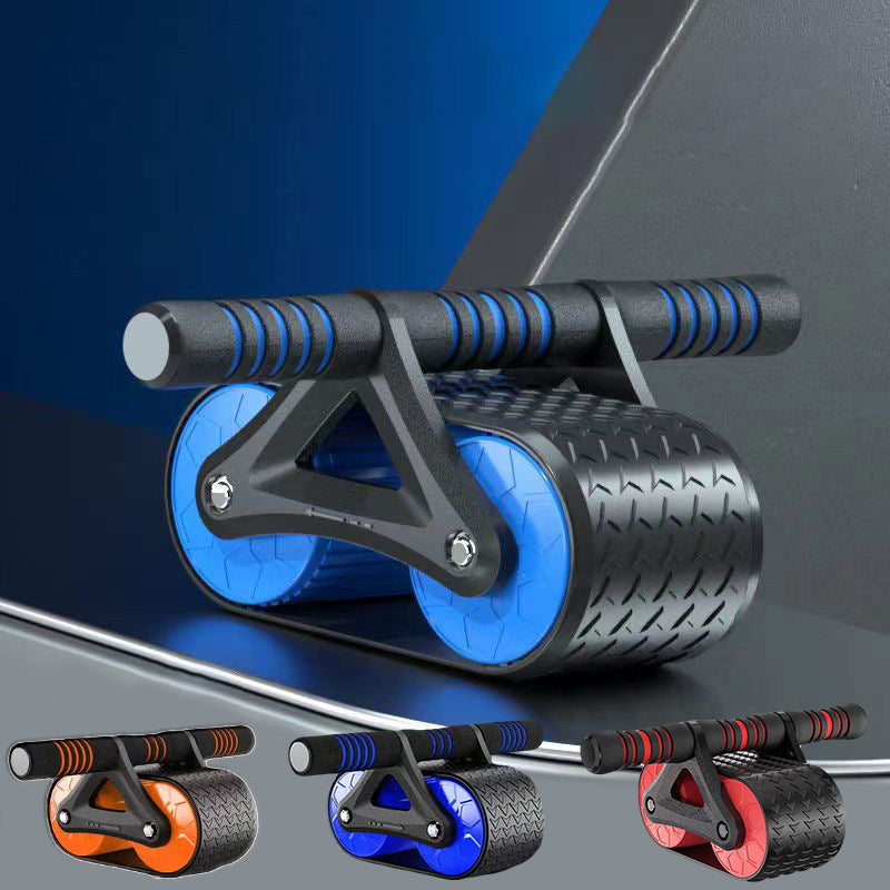 PeakRitual Double Wheel Ab Roller — Auto-Rebound Core Trainer