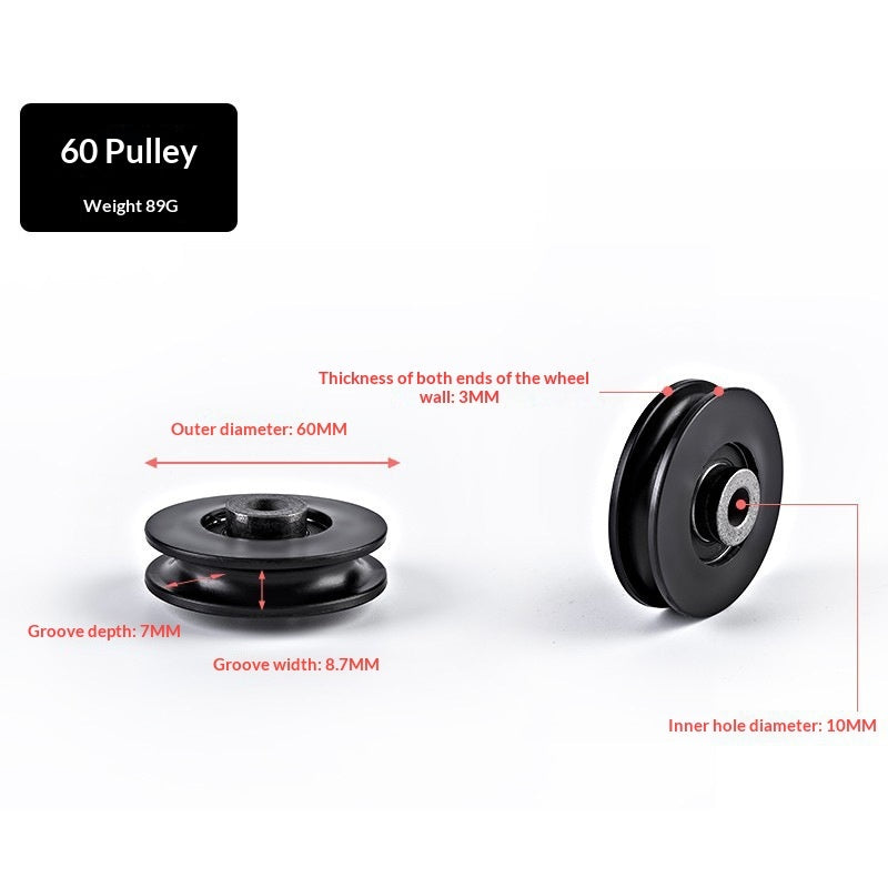 PeakRitual Nylon Silent Gym Pulleys — Cable Machine Frame Accessories