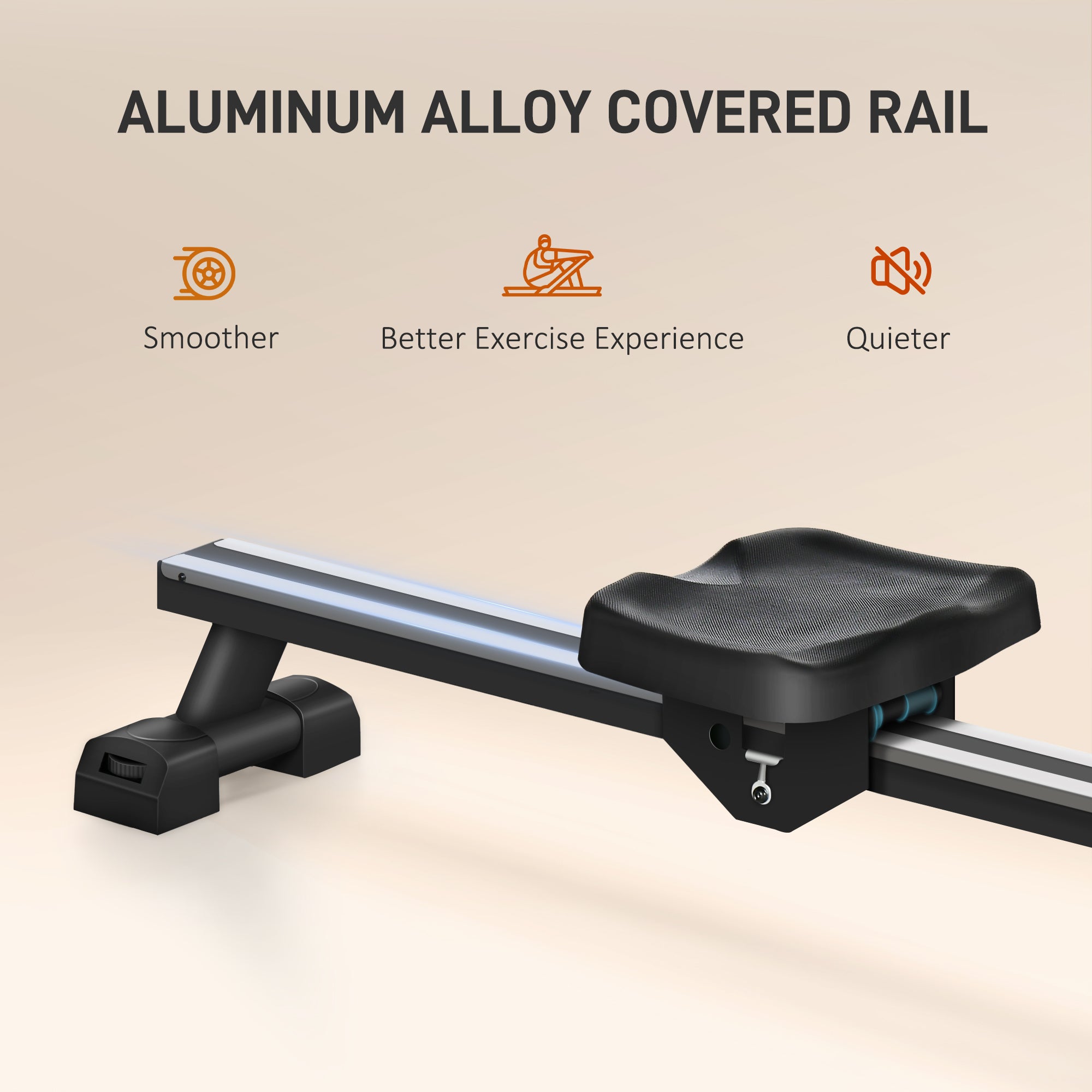 PeakRitual Water Rowing Machine — Foldable Rower with LCD Monitor