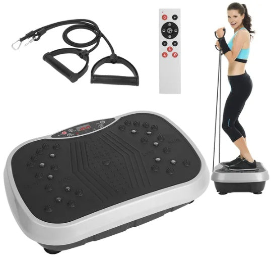 PeakRitual Vibration Plate — Whole Body Vibration Machine with Resistance Bands & Remote