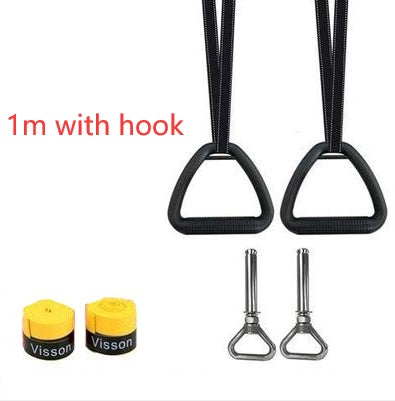 PeakRitual Gymnastic Rings — Adjustable Suspension Training for Home &amp; Outdoor Gym