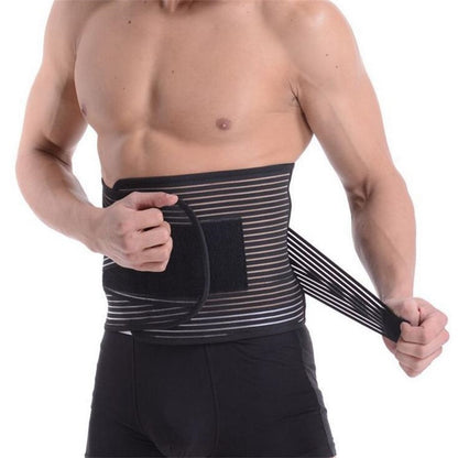 PeakRitual Breathable Waist Support Belt — Elastic Lumbar Compression for Lifting &amp; Daily Wear