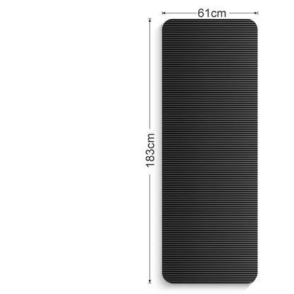 PeakRitual NBR Yoga &amp; Fitness Mat — 10mm Thick Non-Slip Exercise Mat