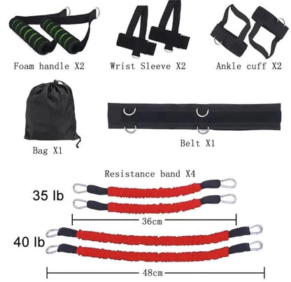 PeakRitual Latex Bounce Trainer — Boxing, Speed &amp; Agility Training Resistance Set