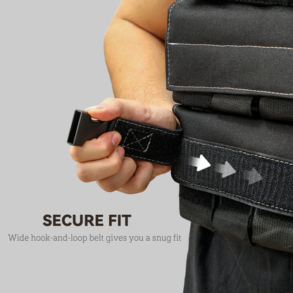 SPORTNOW 15KG Adjustable Weighted Vest — Removable Weights &amp; Reflective Strips
