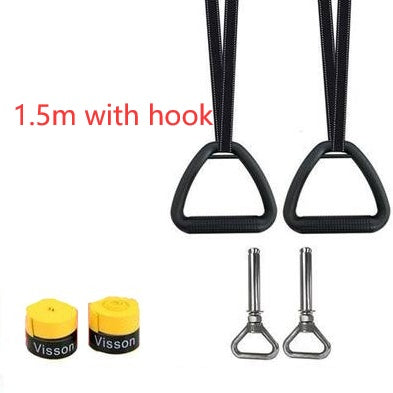 PeakRitual Gymnastic Rings — Adjustable Suspension Training for Home &amp; Outdoor Gym