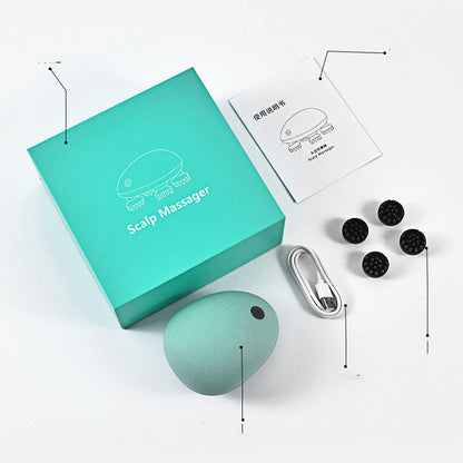 PeakRitual Automatic Scalp Massager — 4-Head Air Pressure Stress Relief Tool