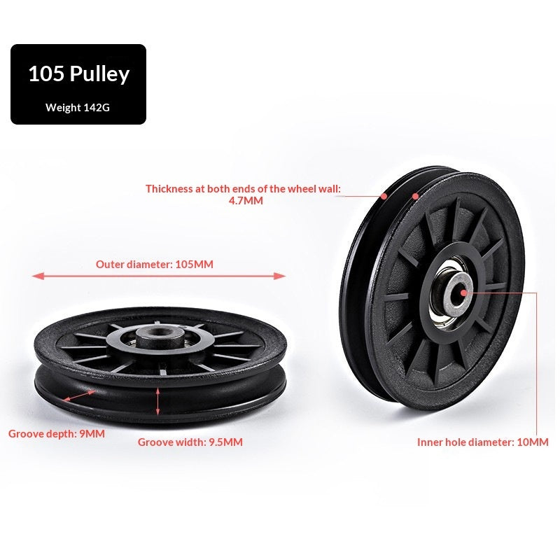 PeakRitual Nylon Silent Gym Pulleys — Cable Machine Frame Accessories