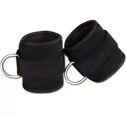 PeakRitual D-Ring Ankle Straps — Cable Machine Leg &amp; Glute Training Cuffs