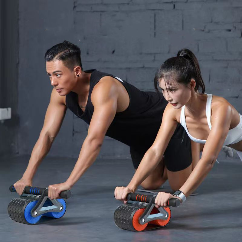 PeakRitual Double Wheel Ab Roller — Auto-Rebound Core Trainer