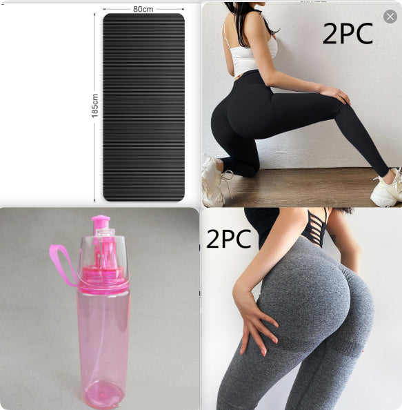 PeakRitual NBR Yoga &amp; Fitness Mat — 10mm Thick Non-Slip Exercise Mat