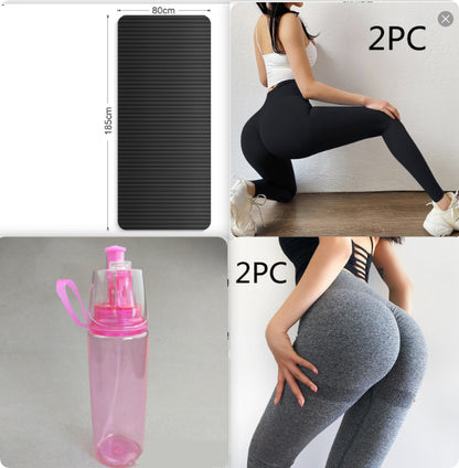 PeakRitual NBR Yoga &amp; Fitness Mat — 10mm Thick Non-Slip Exercise Mat