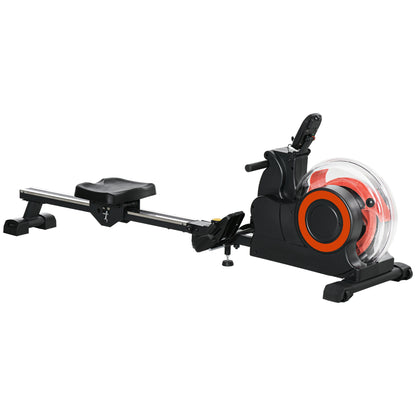 PeakRitual Water Rowing Machine — Foldable Rower with LCD Monitor