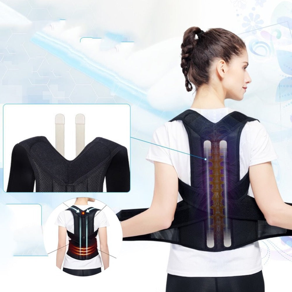 PeakRitual Spine Posture Corrector — Titanium Keel Back &amp; Shoulder Alignment Brace