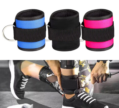 PeakRitual D-Ring Ankle Straps — Cable Machine Leg &amp; Glute Training Cuffs