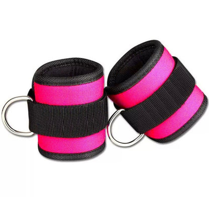 PeakRitual D-Ring Ankle Straps — Cable Machine Leg &amp; Glute Training Cuffs