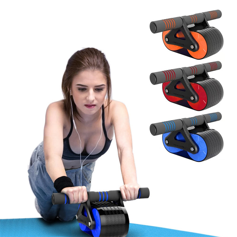 PeakRitual Double Wheel Ab Roller — Auto-Rebound Core Trainer