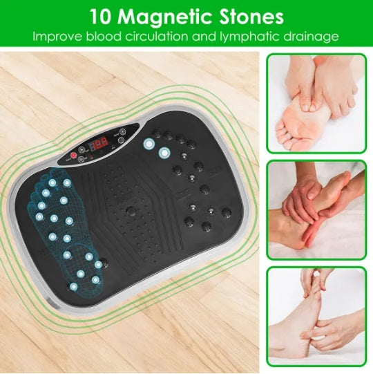 PeakRitual Vibration Plate — Whole Body Vibration Machine with Resistance Bands &amp; Remote