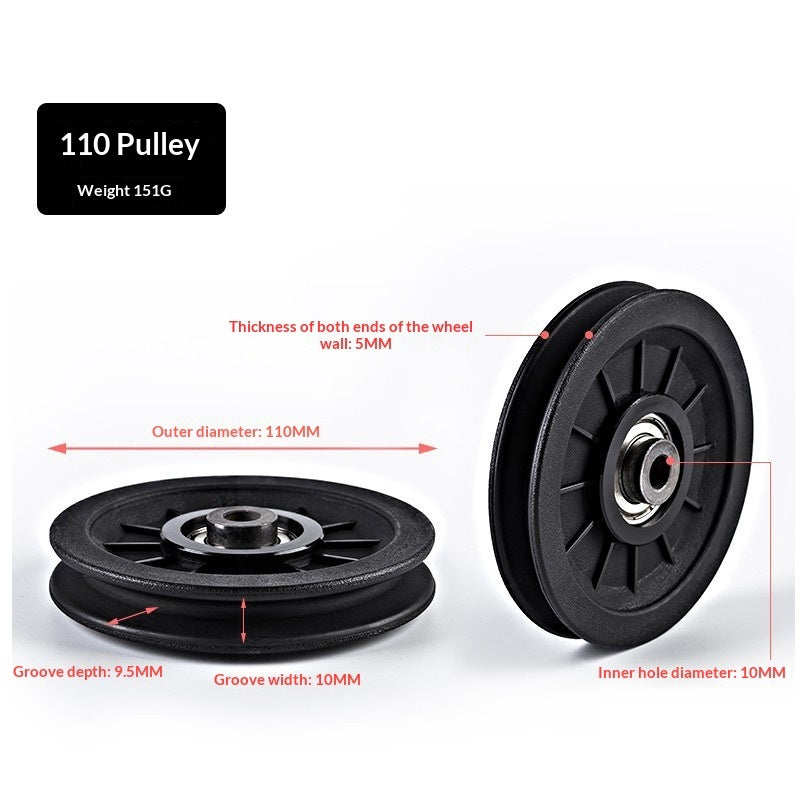 PeakRitual Nylon Silent Gym Pulleys — Cable Machine Frame Accessories