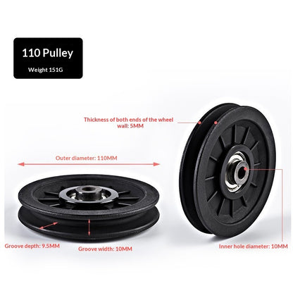 PeakRitual Nylon Silent Gym Pulleys — Cable Machine Frame Accessories