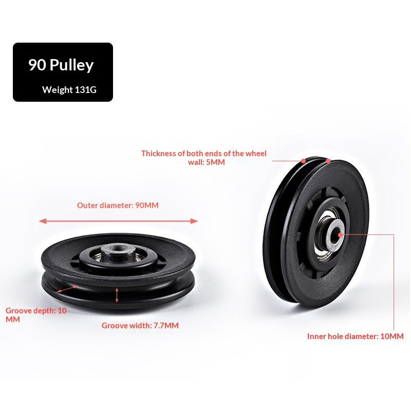 PeakRitual Nylon Silent Gym Pulleys — Cable Machine Frame Accessories