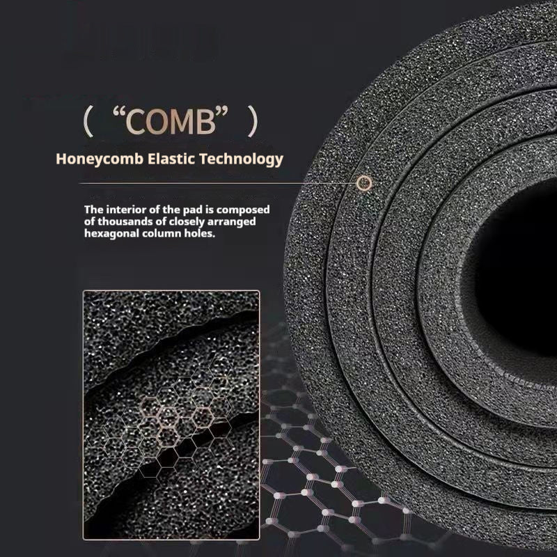 PeakRitual NBR Yoga &amp; Fitness Mat — 10mm Thick Non-Slip Exercise Mat