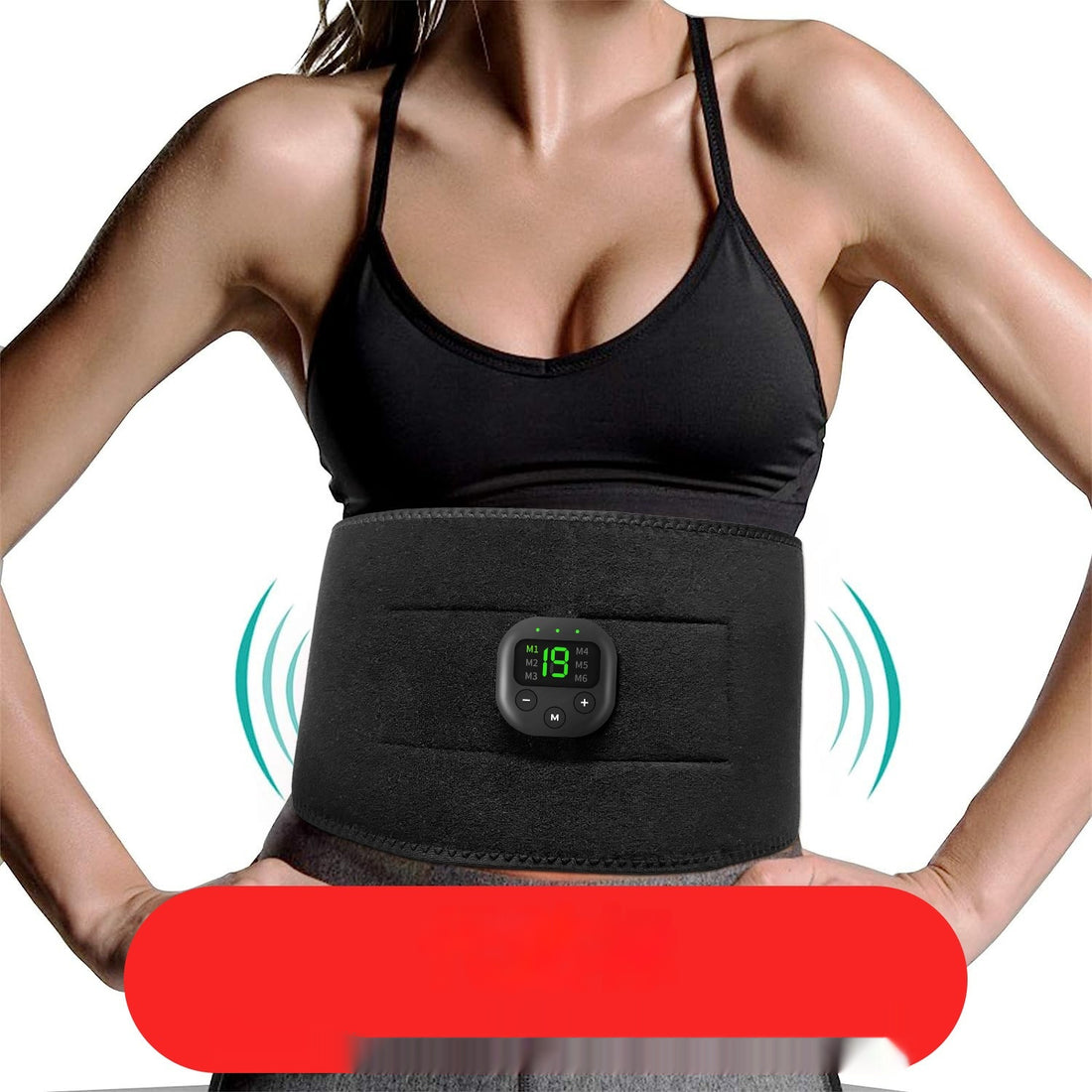 PeakRitual Smart EMS Waist & Abs Trainer — Electric Muscle Stimulation Belt