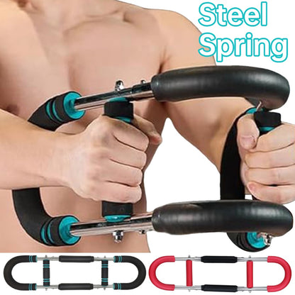 PeakRitual U-Spring Arm &amp; Chest Trainer — 5-Level Adjustable Resistance Strengthener