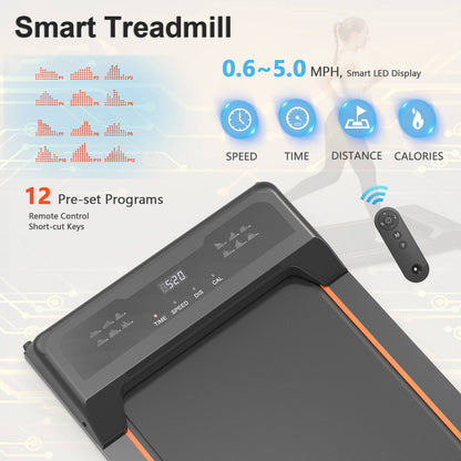 PeakRitual Walking Pad — Under Desk Treadmill with LED Display &amp; Remote